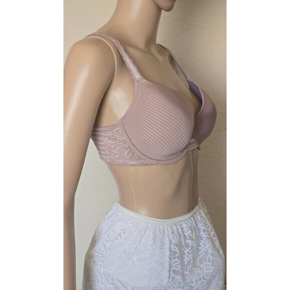 Wacoal Bra Perfectionist Contour Demi Seamless Underwire 853204 beige size 32DD - Picture 2 of 6